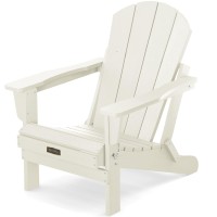 Serwall Folding Adirondack Chair Hips Adirondack Chairs Outdoor Chairs Weather Resistant White