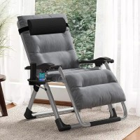 Docred Comfy Chair Folding Chair Recliner Chair For Bedroom And Living Room Folding Reclining Patio Chairs Lounge Chair With R