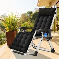 Docred Comfy Chair Folding Chair Recliner Chair For Bedroom And Living Room Folding Reclining Patio Chairs Lounge Chair With R