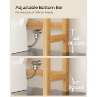 Songmics Over The Toilet Storage 4Tier Over Toilet Bathroom Organizer With Adjustable Shelf Fit Most Toilets Spacesaving E