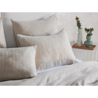 Kosas Home Lana Cotton Embroidered Natural Standard Sham