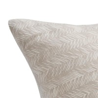 Kosas Home Lana Cotton Embroidered Natural Standard Sham