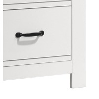 Lilola Living Cassini White 2Drawer Nightstand Bedside Table