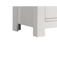 Lilola Living Cassini White 2Drawer Nightstand Bedside Table