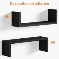 Sriwatana Floating Shelves For Wall Wall Shelves For Bathroom Bedroom Living Room Kitchen Office Wood Shelves For Wall Dec