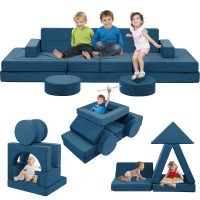 Edbuosy 22Pcs Modular Kids Play Couch Kids Couch For Playroom Bedroom Living Rooms 500Diy Creativing Couch For Inspiring Chil