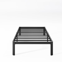 Keramik 16 Inch High Twin Bed Frames No Box Spring Needed Metal Bed Frame Twin Size With Round Edge Easy Assembly Heavy Duty