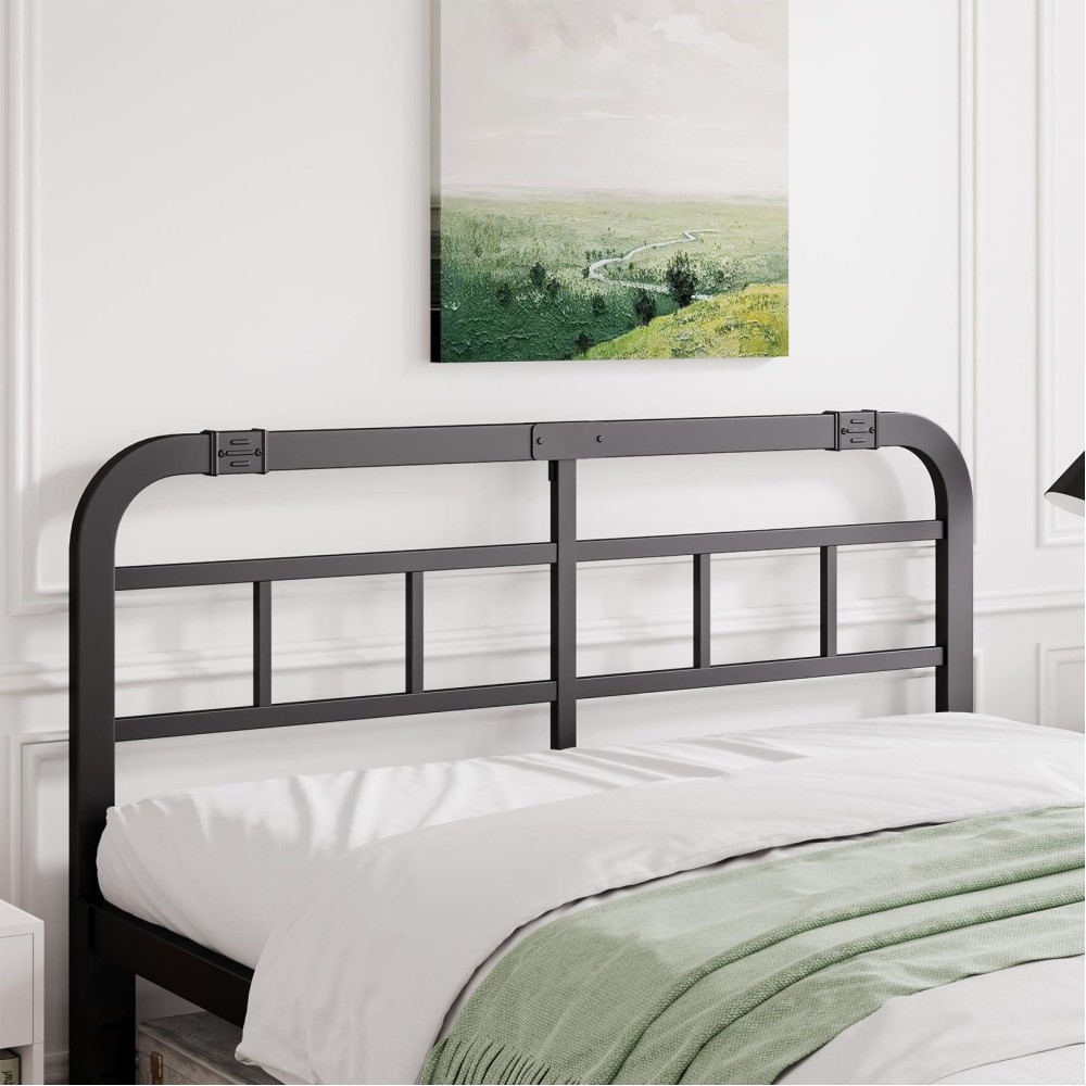 Keramik 40 Inch High Full Size Headboard Only Black Headboard Full Size Metal Headboard Easy To Install