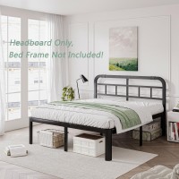 Keramik 40 Inch High Full Size Headboard Only Black Headboard Full Size Metal Headboard Easy To Install