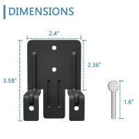 Keramik Mattress Slide Stopper For Twin Bed Frames Mattress Holder For Metal Bed Frame Non Slip Mattress Gripper 6 Pcs Black