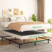 Vaciwe 6 Inch Full Box Spring And Cover Set Box Springs Full Size Heavy Duty Mattress Foundation Easy Clean Cover Simple Ass