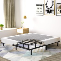 Vaciwe 8 Inch Full Box Spring And Cover Set Box Springs Full Size Heavy Duty Mattress Foundation Easy Clean Cover Simple Ass