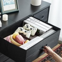 Enhomee Dresser Tv Stand With 9 Drawers For 60 Tv Stand For Bedroom Long Dresser For Bedroom Wide Dressers Chests Of Drawers