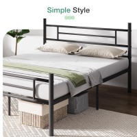 Novilla Twin Bed Frame With Headboard And Footboard 14 Inch Metal Platform Bed Frame Under Bed Storage Strong Metal Slats Sup