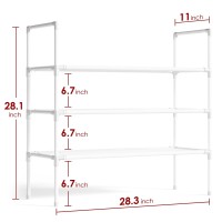 Sakugi Shoe Rack With Nonwoven Fabric Xlarge Shoe Organizer 3Tier Shoe Storage Rack Sturdy Shoe Rack For Closet Garage