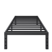 Shland Twin Bed Frames 14 Inch High Metal Platform Bed Frame Mattress Foundation With Steel Slats Support No Box Spring Needed