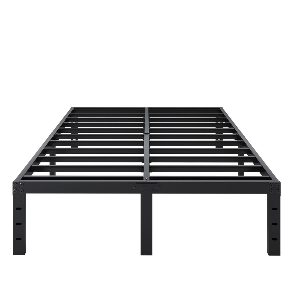 Shland Full Size Bed Frame 14 Inch Heavy Duty Metal Platform Bed Frame No Box Spring Needed Storage Space No Noise Easy Asse