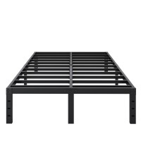 Shland Bed Frame Queen Size 14 Inch Heavy Duty Metal Platform Bed Frame No Box Spring Needed Mattress Foundation Storage Spac