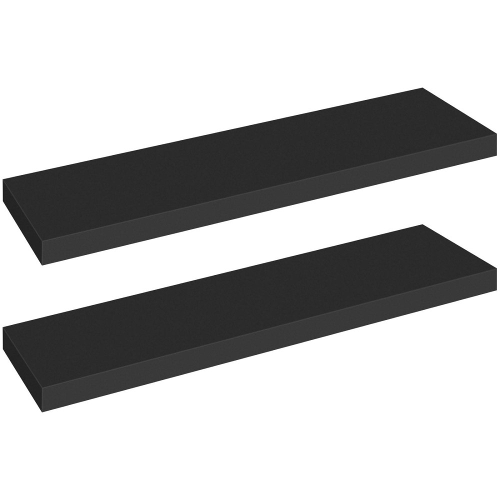 Hoobro Floating Shelves Wall Shelf Set Of 2 315 Inch Hanging Shelf With Invisible Brackets For Wall Decor In Bathroom Bedro