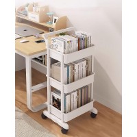 Small Side Table Bedroom End Table Tall Nightstand Living Room Tables Under Desk Storage With Storage Shelf For Office Bathroom Perfect For Bedroom Small Spaces (Color : White)