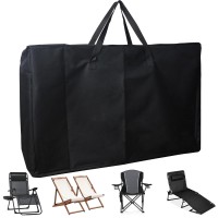 Heavy Duty Folding Chair Storage Bag 600D Chair Storage Case For Beach Chair Camping Chair Zero Gravity Chair Folding Walkerwh