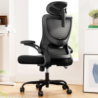 Marsail Ergonomic Office Chair Office Computer Desk Chair With High Back Mesh And Adjustable Lumbar Support Rolling Work Swivel