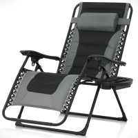 Caphaus Premium Xl Zero Gravity Padded Lounge Chair Oversized Zero Gravity Chair Zero Gravity Recliner Reclining Patio Chair