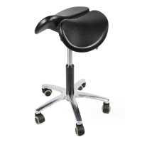 Sfklyu Saddle Stool Ergonomic Saddle Chair Dental Chair Saddle Stool Salons Stools, Adjustable Height,56~70Cm