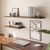 Jpnd Wall Shelf Set Of 2 Floating Shelves 36 In W X 10 In D X 1 In H Wooden Floating Wall Shelf With Invisible Brackets For Li