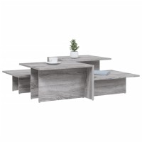 vidaXL Coffee Tables 2 pcs Gray Sonoma Engineered Wood