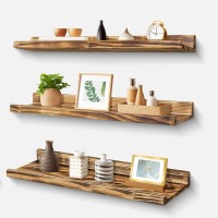 Annecy Floating Shelves 236 Inch Floating Shelves For Wall Wall Shelves Set Of 3 Floating Shelves With Lip For Bathroom Kitc