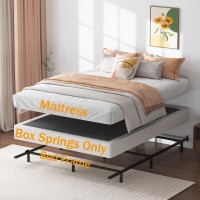 Shland King Box Spring 7 Inch King Size Box Spring And Cover Set 3000Lbs Heavy Duty Metal Mattress Foundation With Easy Clean