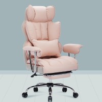 Efomao Desk Office Chair 400Lbs Big And Tall Office Chair Pu Leather Computer Chair Executive Office Chair With Foot Rest Li