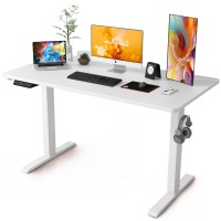 Win Up Time Electric Standing Desk Whole Piece Desktop Height Adjustable Desk Standing Computer Desk Sit Stand Desk Frame To