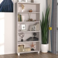 Vidaxl Highboard Hamar - White Solid Pine Wood And Mdf Construction - Elegant And Durable Storage Solution - Perfect For Any Room Interior