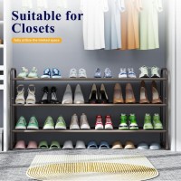 Kitsure Shoe Rack For Closet Shoe Rack For Front Door Entrance Sturdy Shoe Shelf Stackable Closet Shoe Organizer For Garage