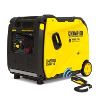 Champion Power Equipment 4500Watt Wireless Remote Start Inverter Generator With Quiet Technology And Co Shield