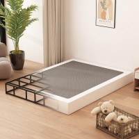 Husleephu California King Box Spring 8 Inch High Profile Metal Cal King Box Spring With Fabric Cover Sturdy Mattress Foundatio