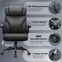 Heroset Office Chair Ergonomic Big And Tall Computer Desk Chairs Executive Breathable Leather Chair With Adjustable High Back