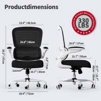 Tralt Office Chair Ergonomic Desk Chair With Adjustable Lumbar Support Mesh Computer Chair Executive Chair For Home Office C