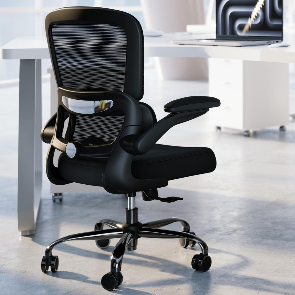 Tralt Office Chair Ergonomic Desk Chair With Adjustable Lumbar Support Mesh Computer Chair Executive Chair For Home Office C