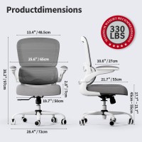 Tralt Office Chair Ergonomic Desk Chair With Adjustable Lumbar Support Mesh Computer Chair Executive Chair For Home Office C