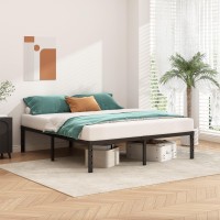 Hlipha Metal Platform Bed Frame 18 Inch Tall Bed No Box Spring Needed Full Size Bed With Heavy Duty Strong Support Slats Easy To