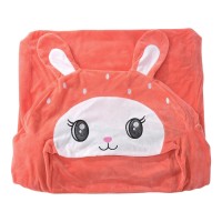 Belupai 2 In 1 Foldable Sofa Cover,Small Cartoon Sofa Cotton Removable Washable Plush Sofa For Read,Play,Sleeping(#6)