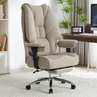 Excebet Big And Tall Office Chair 400Lbs Wide Seat Mesh High Back Executive Office Chair With Foot Rest Ergonomic Office Chair