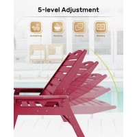 Ciokea Chaise Lounge Chair Outdoor With Wood Texture Adjustable 5Position Chaise Lounge Outdoor Patio Lounge Chair For Poolsi