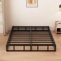 Husleephu King Box Spring 9 Inch High Profile Metal Box Spring King Bed Base With Fabric Cover Sturdy Mattress Foundation Eas