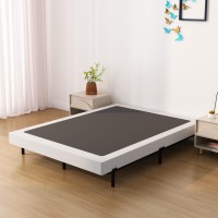 Upcanso King Box Spring Bed Base 4 Inch Low Profile Metal Box Spring King With Fabric Cover 3000 Lbs Max Weight Capacity Mattr