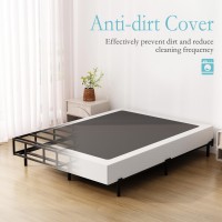 Upcanso Full Size Box Spring Only 9 Inch Bed Base Metal Box Spring Full With Fabric Cover High Proflie Mattress Foundation He