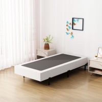 Upcanso Twin Box Spring Only 9 Inch Bed Base Metal Box Spring Twin Size With Fabric Cover High Proflie Mattress Foundation He